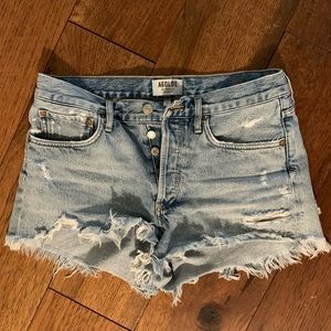 Agolde Parker Denim Shorts EUC